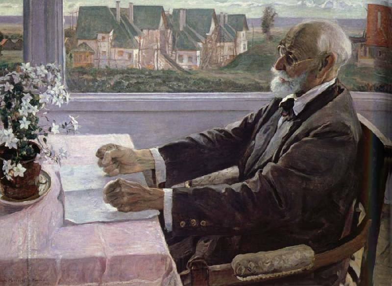 Nesterov Nikolai Stepanovich The portrait of Pavlovian Spain oil painting art